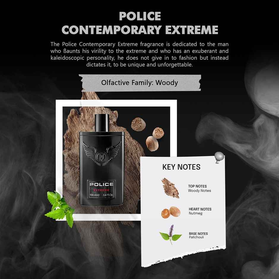 Police Contemporary Extreme Eau De Toilette For Man