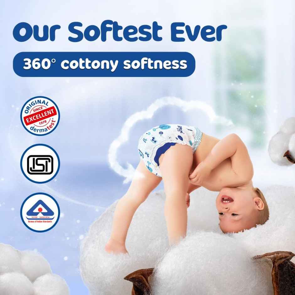 Bumtum Baby Diaper Pants With Leakage Protection - 6 To 11 Kg Medium