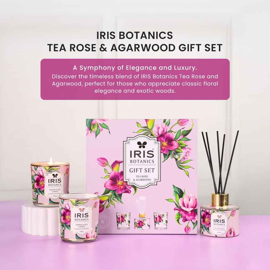 Iris Botanics Gift set Fragrance Tearose & Agarwood