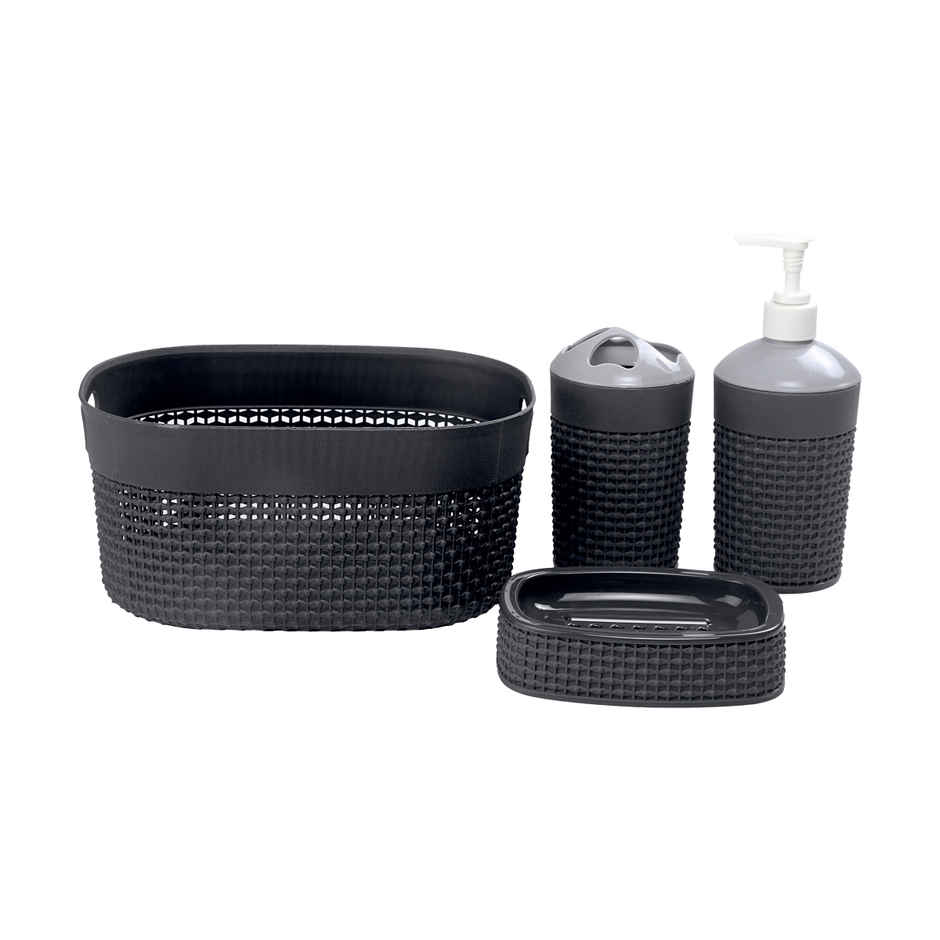 Joyo Filo Bath Set | Grey | Jali Packing