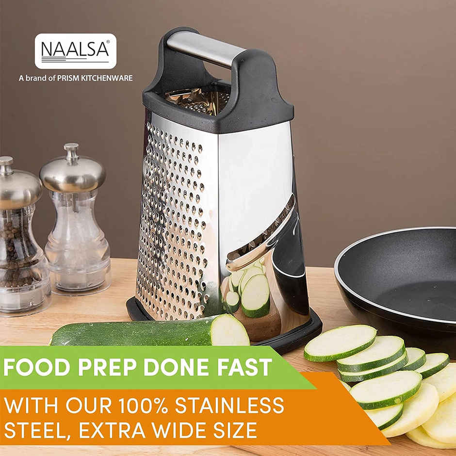 Petals 4 Sided Non Slip Broad Based Universal Kitchen Vegetable Grater Slicer | 23 cm