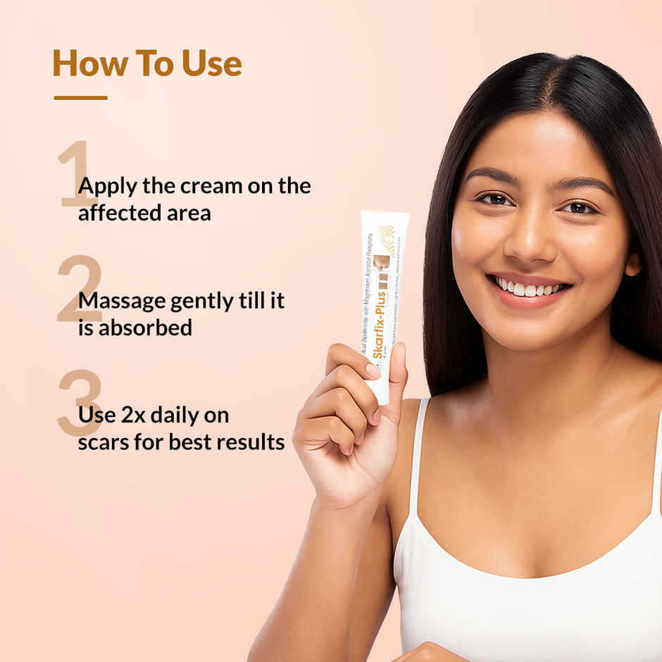 Fixderma Skarfix-Plus Cream with Kojic Acid for Hyperpigmentation, Melasma & Acne Scars