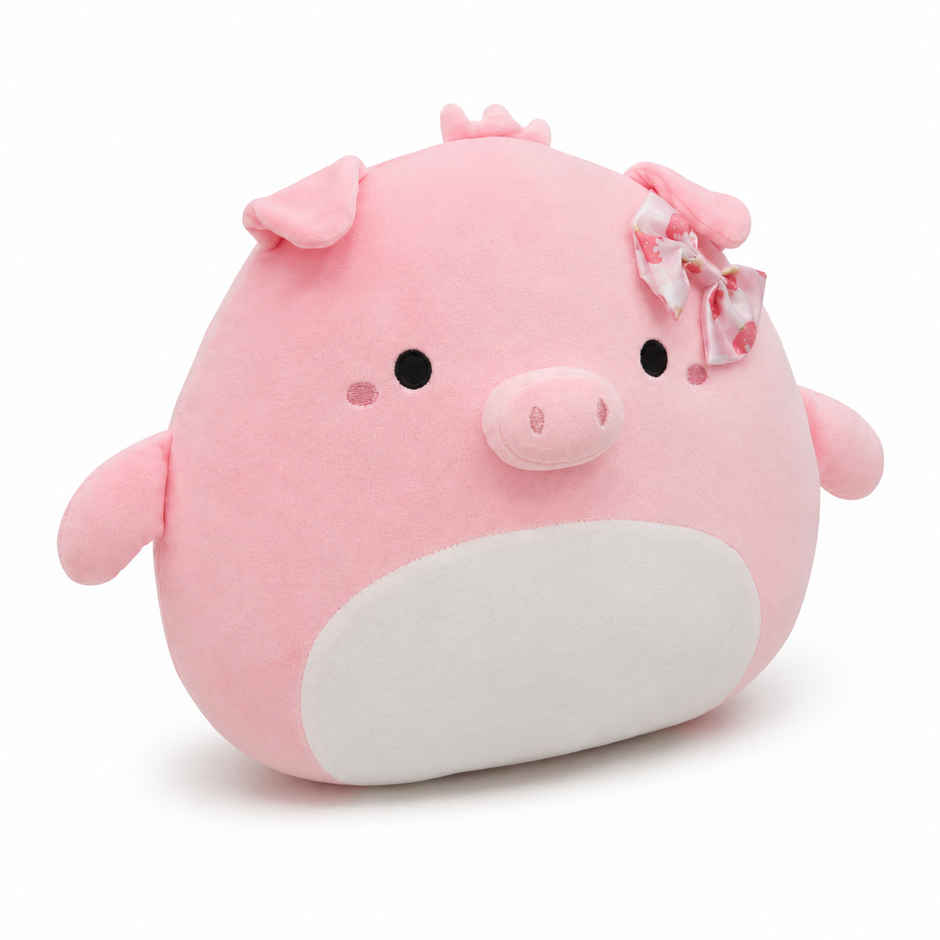 Zoowee Pink Pig Pillow Soft Toy | 33 cm