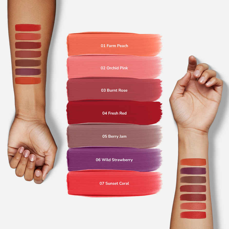 Baebee Lip and Cheek Pigmented Tint With Jojoba Oil Vitamin E | Burnt Rose