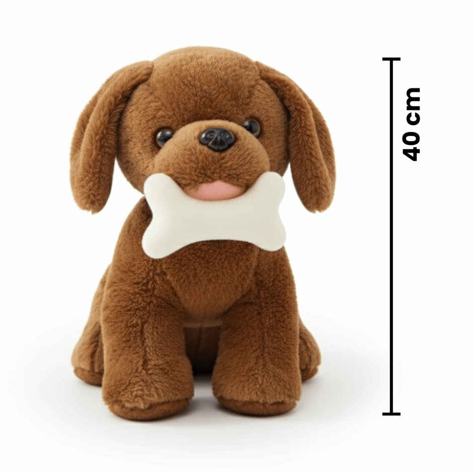 ToyTales Hungry Dog Plush Toy | Stuffed Animal Soft Toy | Birthday Gift for Kids | Gift Baby | 40cm