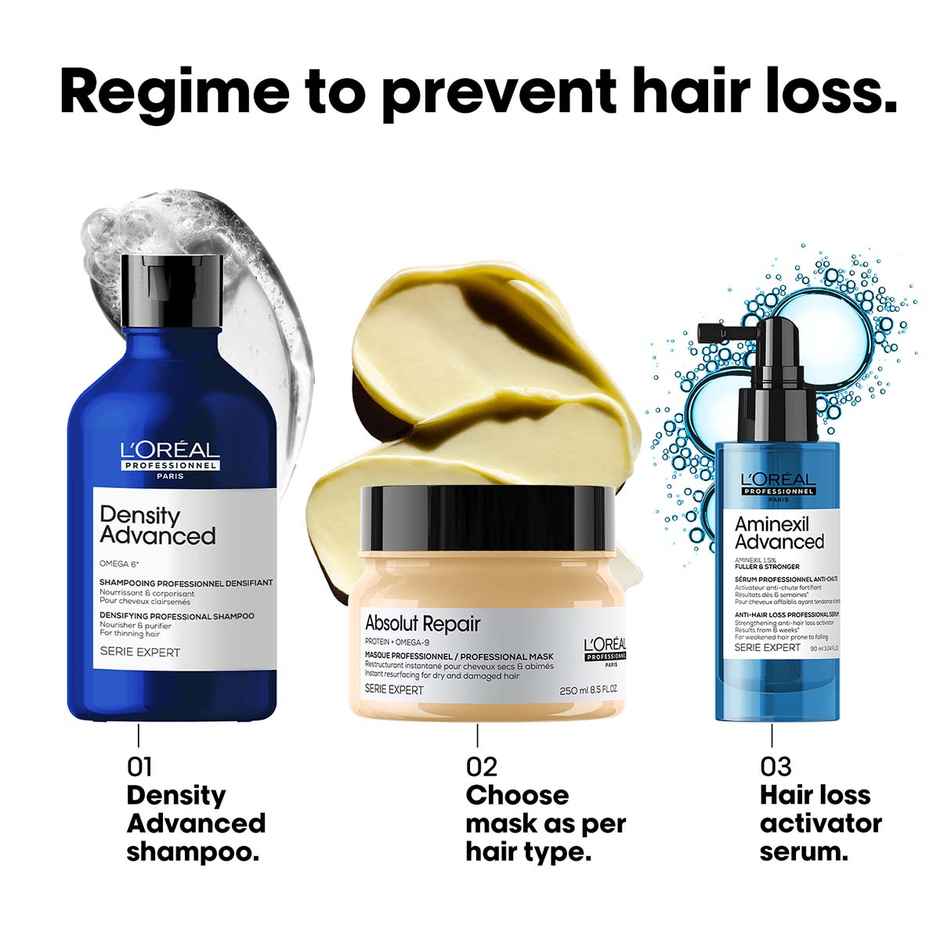 L'Oreal Professionnel Density Advanced Shampoo for Thinning Hair Visibly Increases Volume