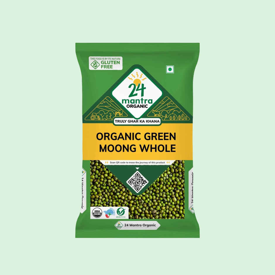 24 Mantra Organic Green Moong Whole