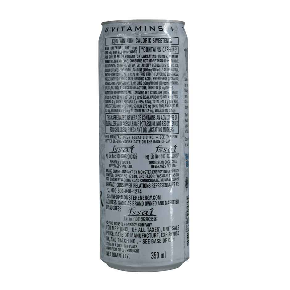 Monster Energy Ultra Zero Sugar | Carbonated Caffeinated Beverage