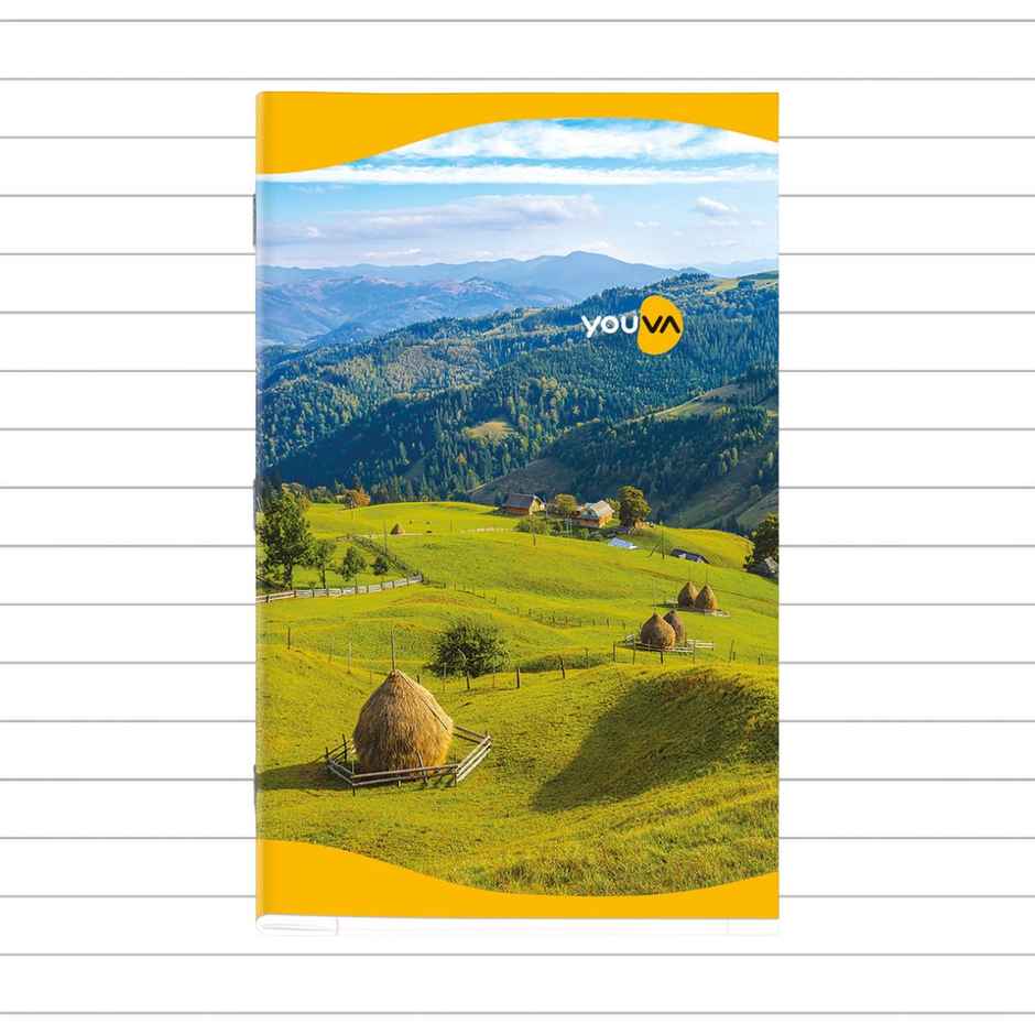 Navneet Youva Soft Bound Single Line Long Notebook 172 Pages 21 cm X 29.7 cm Combo