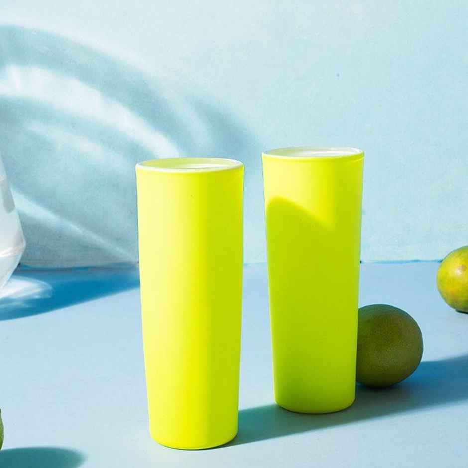 Bright Yellow Tequila Shot Glasses | Set of 2 | Bar Box