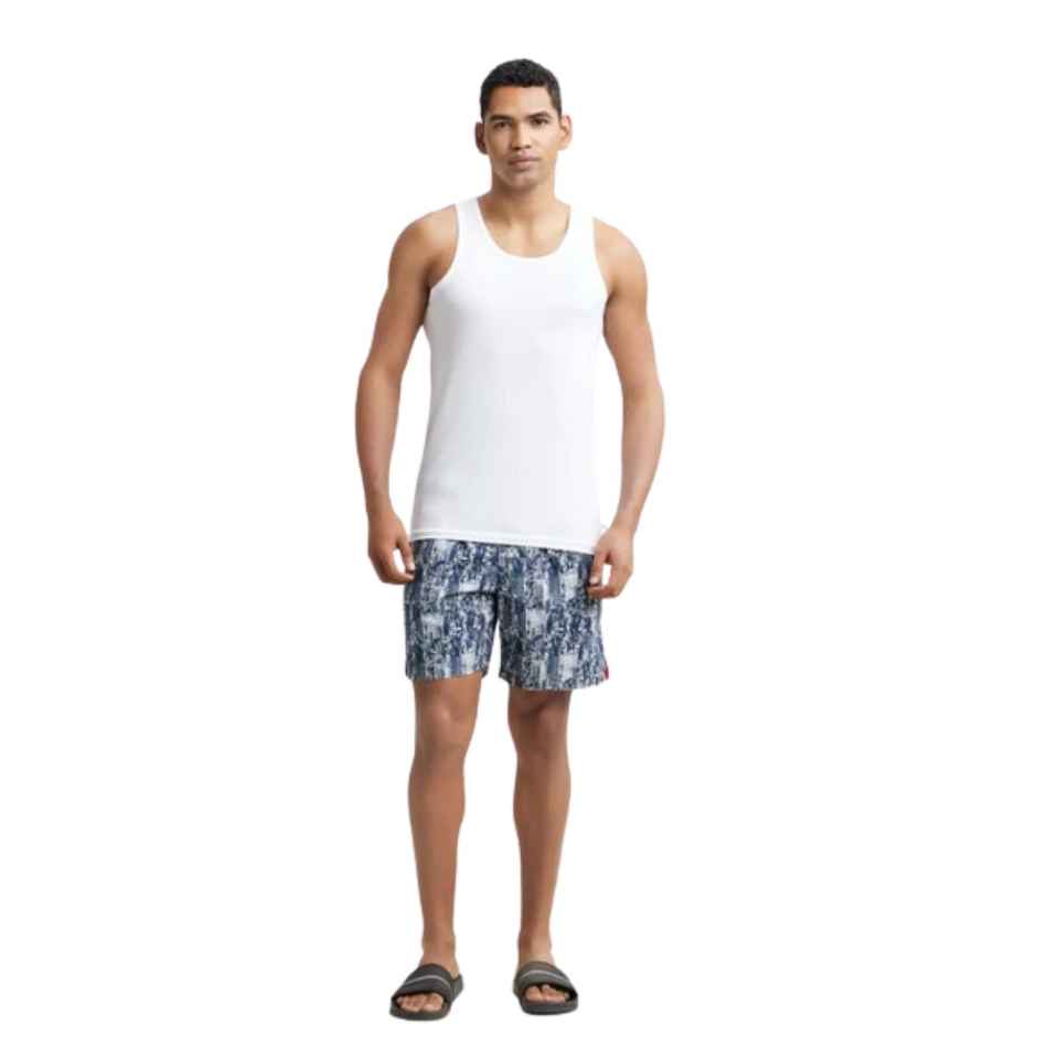 Jockey 8820 Men's Super Combed Cotton Round Neck Vest|Extended Length|Easy Tuck|PO2 | White-XL