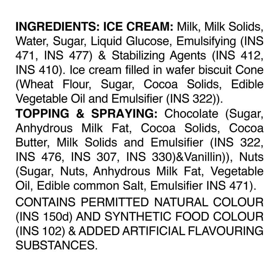 Arun Butterscotch Icone Ice Cream Cone