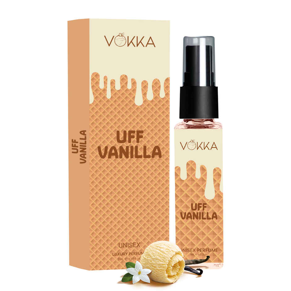 Vokka Pocket Perfume Uff Vanilla 8ml Luxury Eau De Parfum for Women