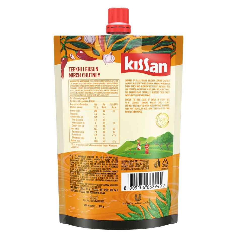Kissan Teekhi Lehsun Mirch Chutney Doy
