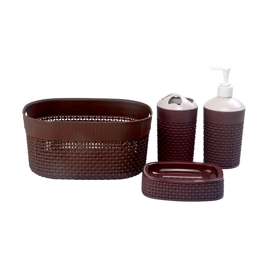 Filo Bath Set | Brown | Jali Packing