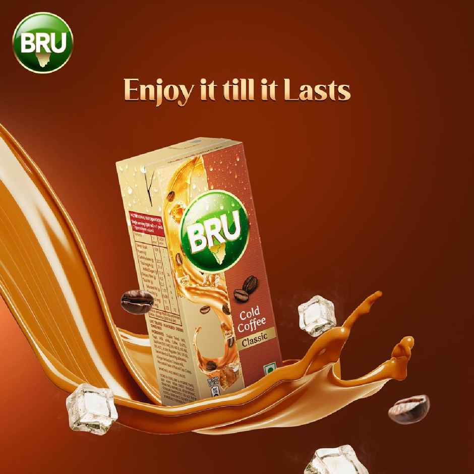BRU Classic Cold Coffee Tetra Pack