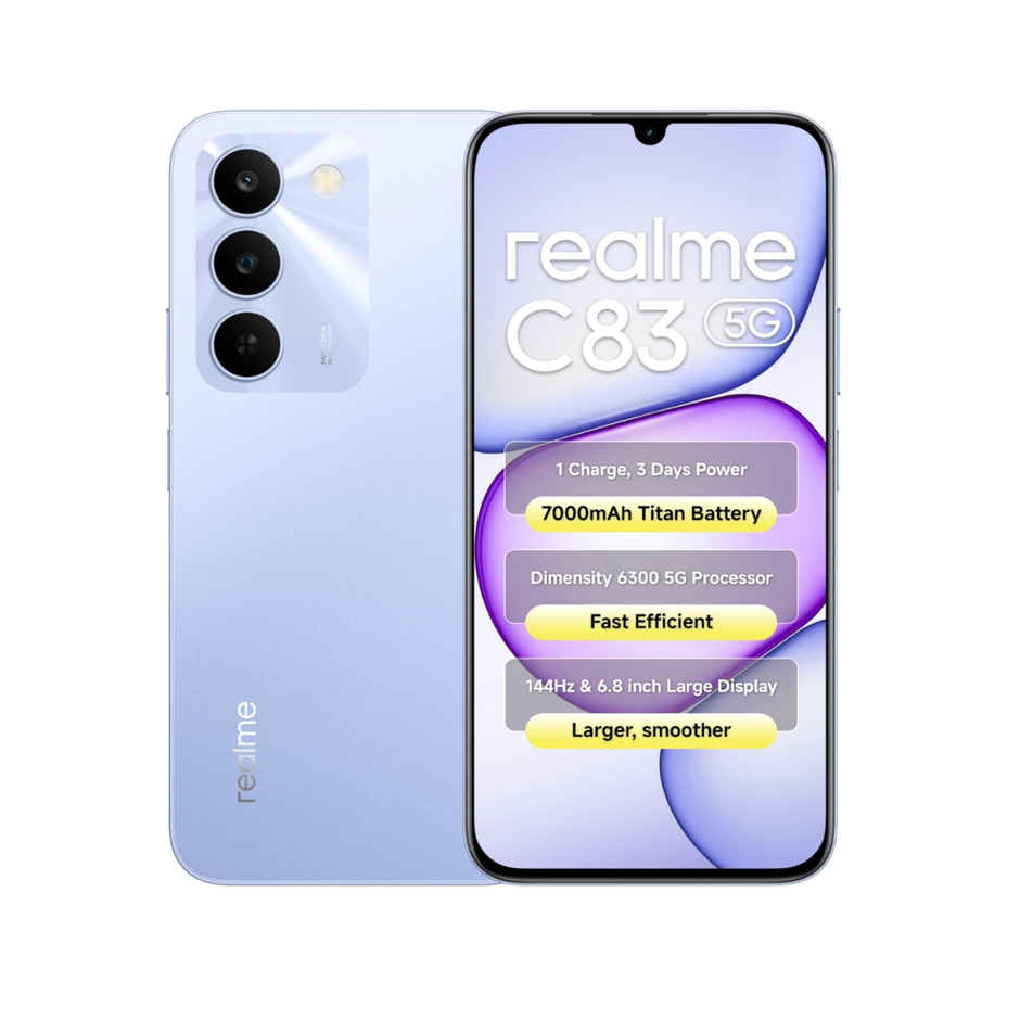 Realme C83 5G | 4 GB RAM | 64GB Storage | Blooming Purple