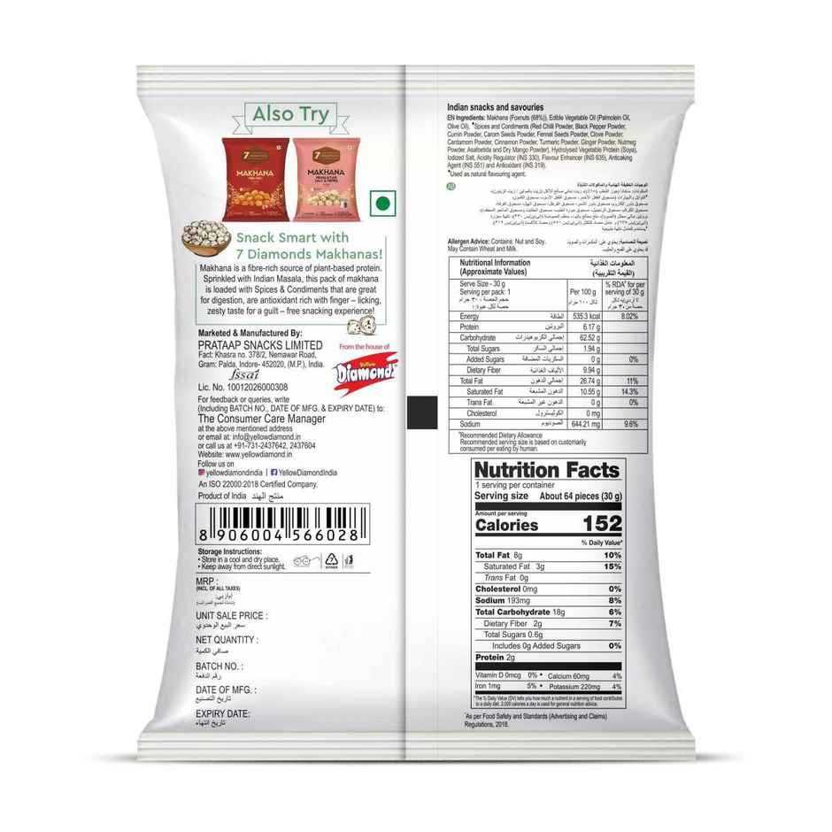 7 Diamonds Hing Masala Makhana