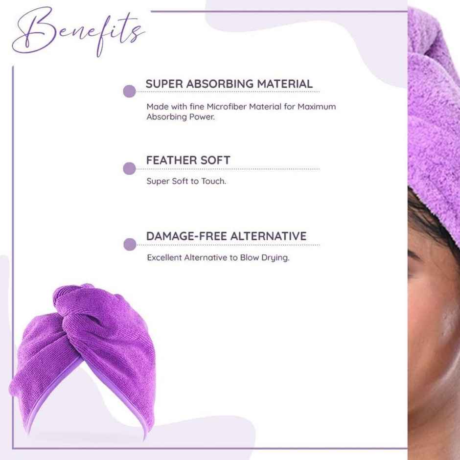 Sanfe Stunner Microfiber Hair Wrap Towel