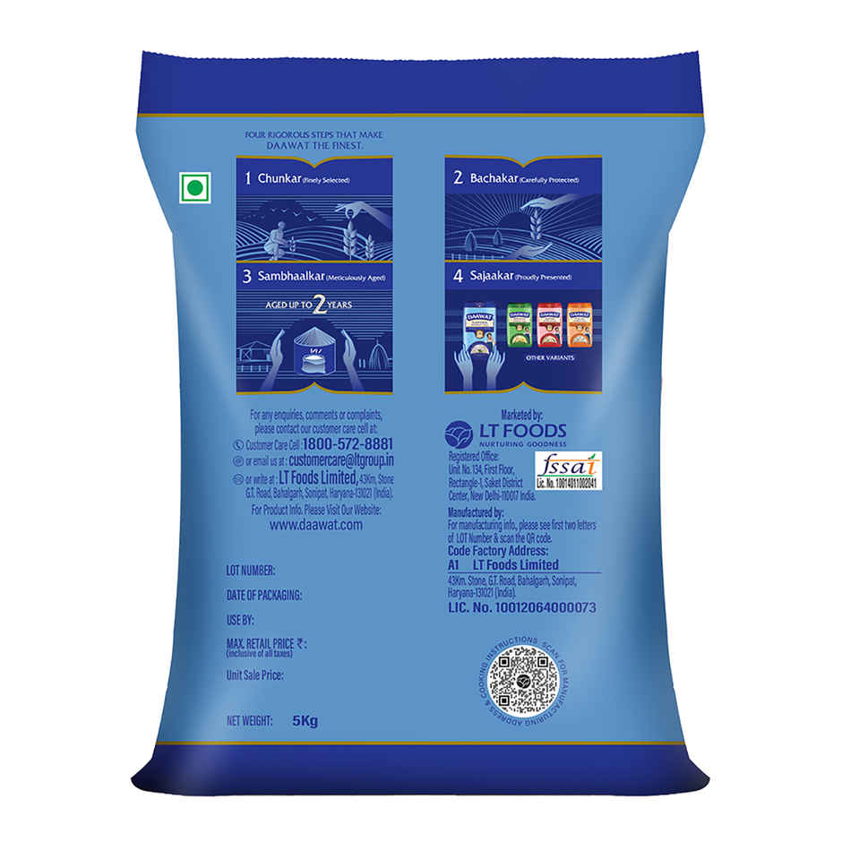 Daawat Traditional Basmati Rice | Long Grain