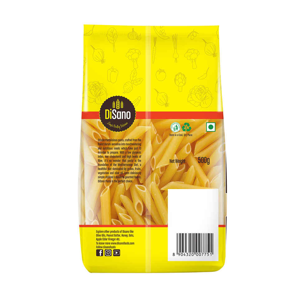 Disano Penne Pasta, Durum Wheat, No Maida