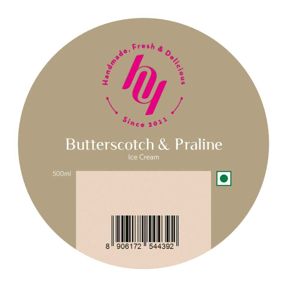 Huber & Holly Butterscotch And Praline Ice Cream Tub