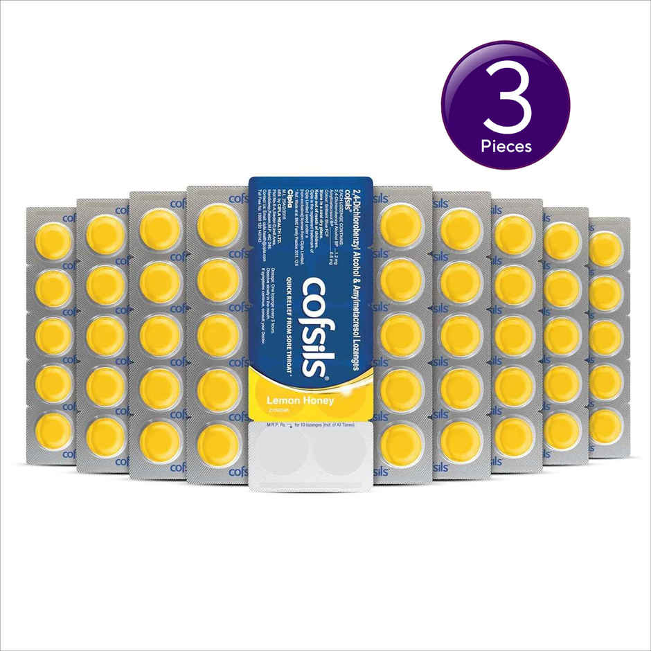 Cofsils Lemon Honey Lozenges Combo 