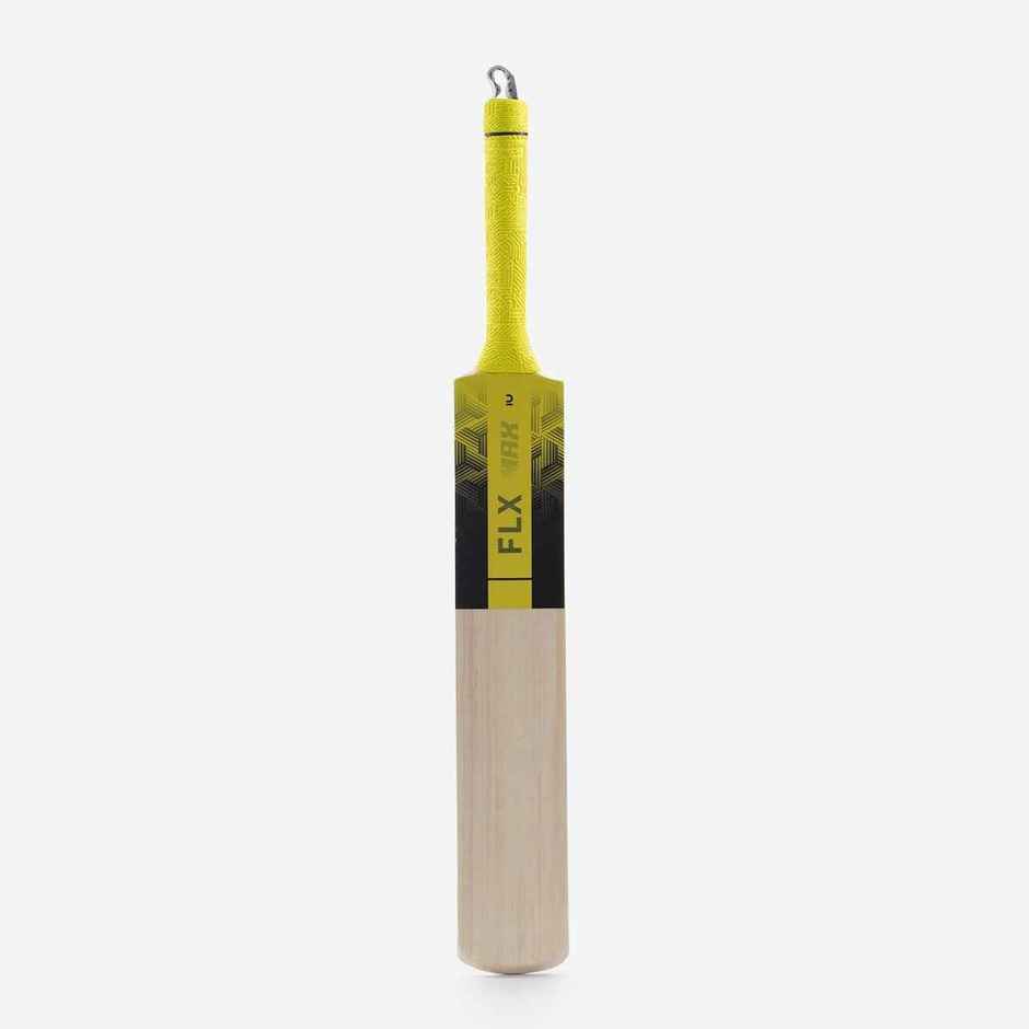 Decathlon FLX Kids Tennis Ball Cricket Bat | Yellow | Size 5