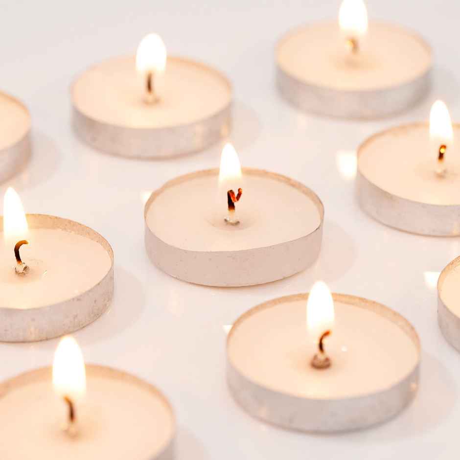 Tea Light Candles | Pack of 50 | 3 g Each | IGP