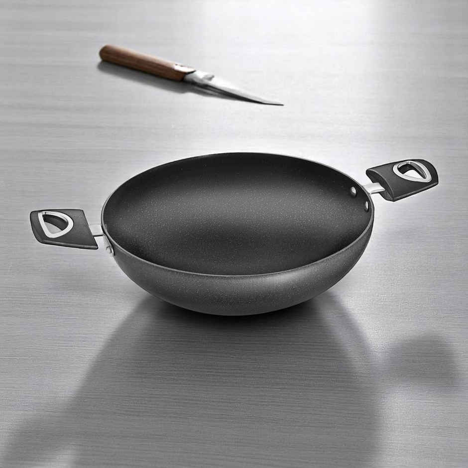Jensons Pro Wellness Kadhai Without Lid 26 cm Induction Compatible