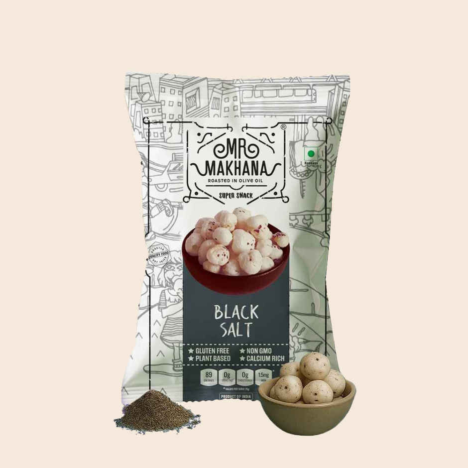 Mr Makhana Black Salt