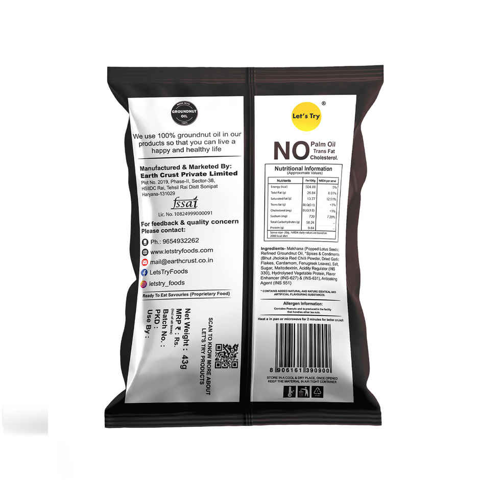 Let'S Try Hot & Spicy Makhana