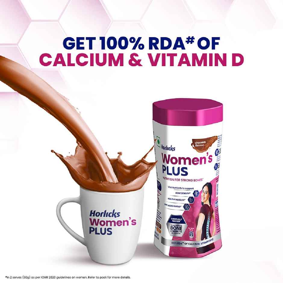 Horlicks Women's Plus Chocolate Drink Mix