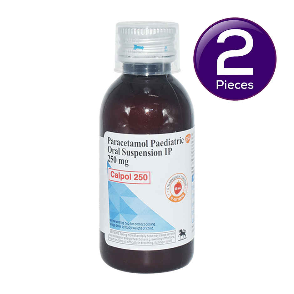 Calpol 250mg Paediatric Strawberry Oral Suspension