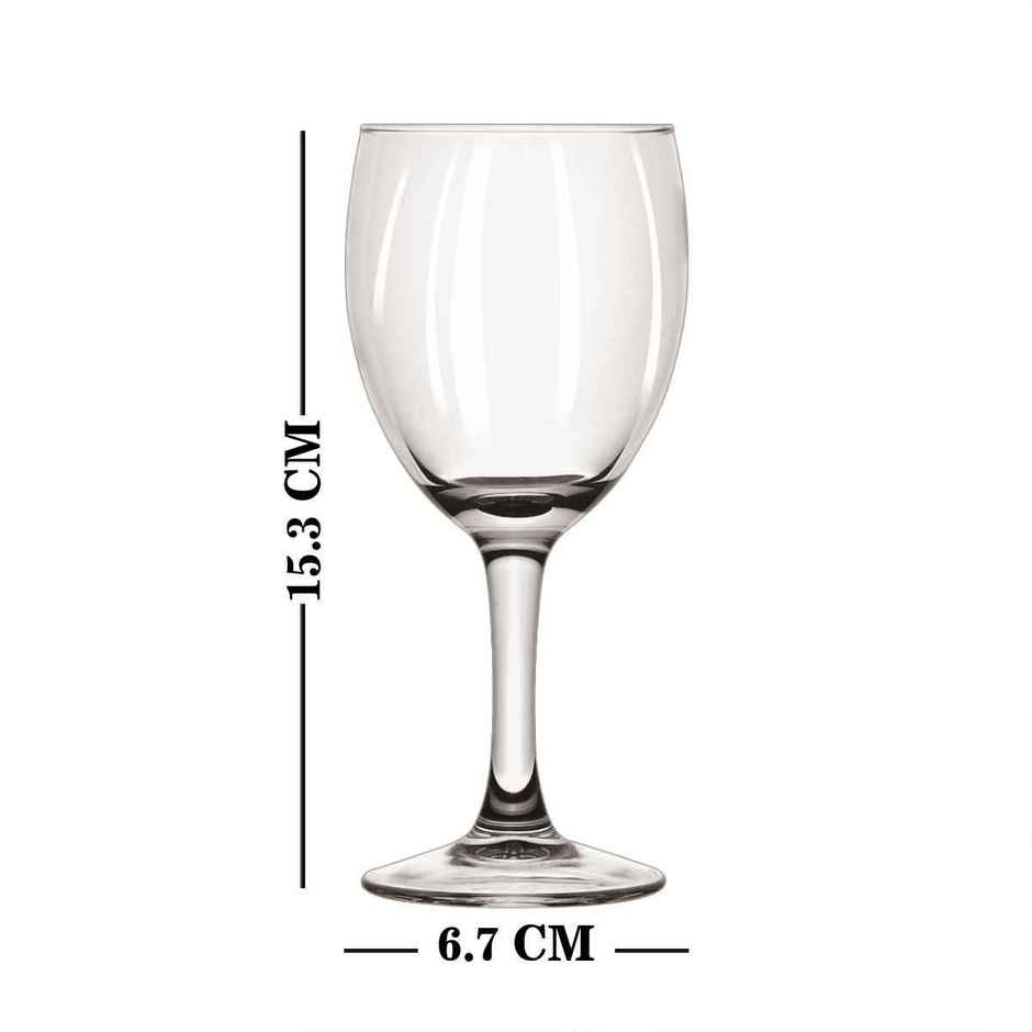Infinity Wine Goblet | Set of 6 Piece | 195 ml | Sanjeev Kapoor