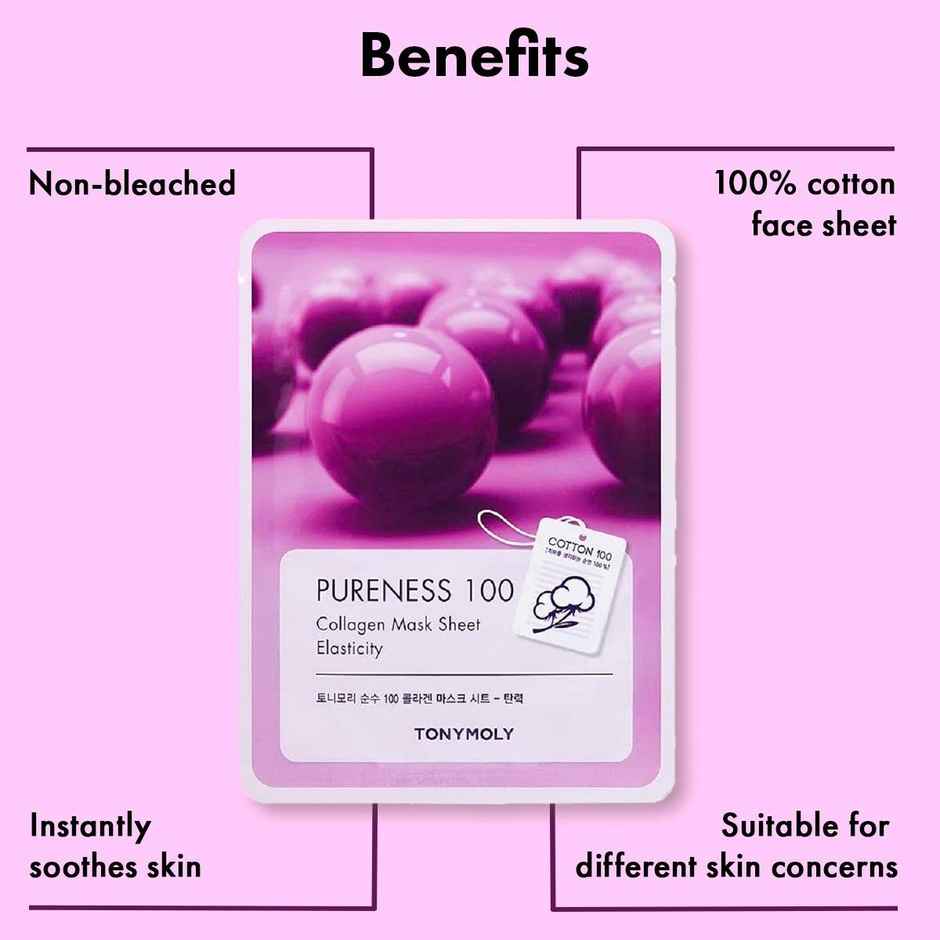 Tonymoly Pureness 100 Collagen Sheet Mask