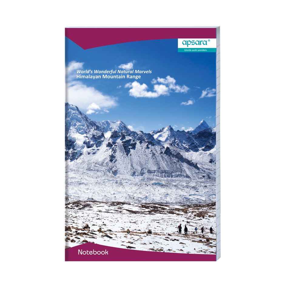 Apsara Ultraking Long Book | Kingsize Notebook | Assorted | 31.4 x 19.4 cm | 160 Pages