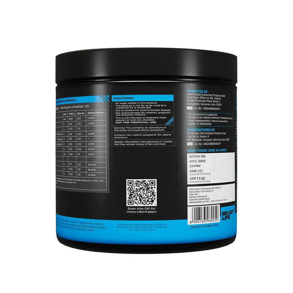 Beast Life Bcaa Mango Flavour
