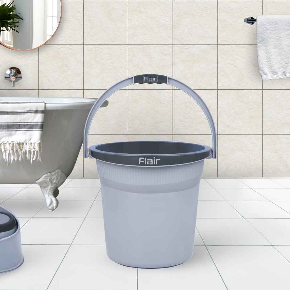 Flair Estella Home Bucket 24 Litre - Gray