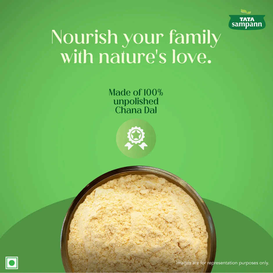 Tata Sampann 100% Chana Dal Fine Besan