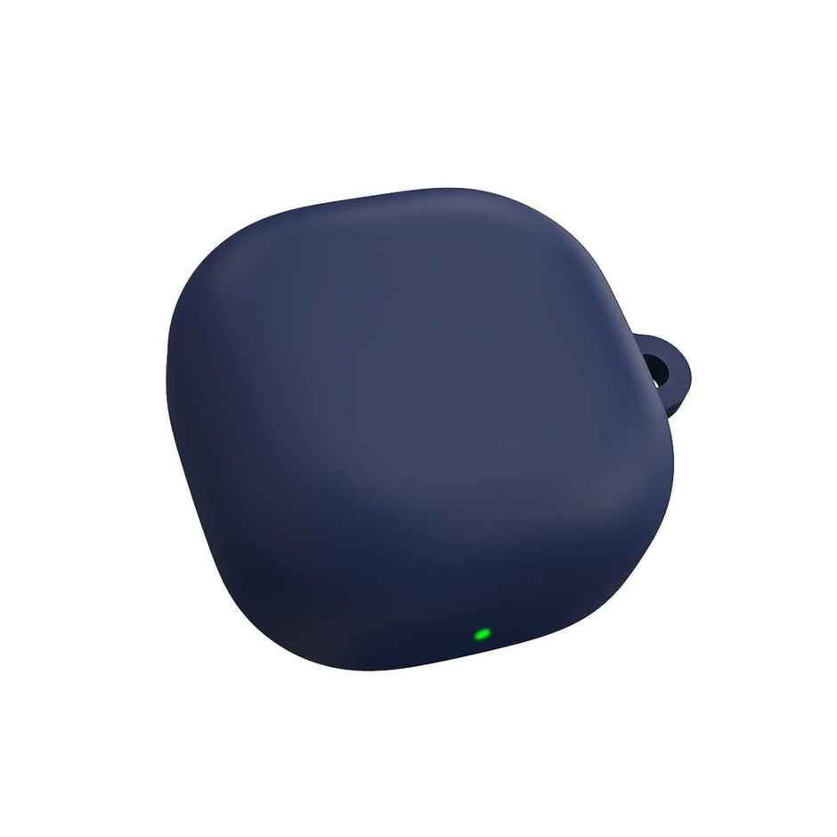 Sounce Silicone Case Cover for Samsung Galaxy Buds 2 | Scratch-Resistant | with Carabiner | Blue
