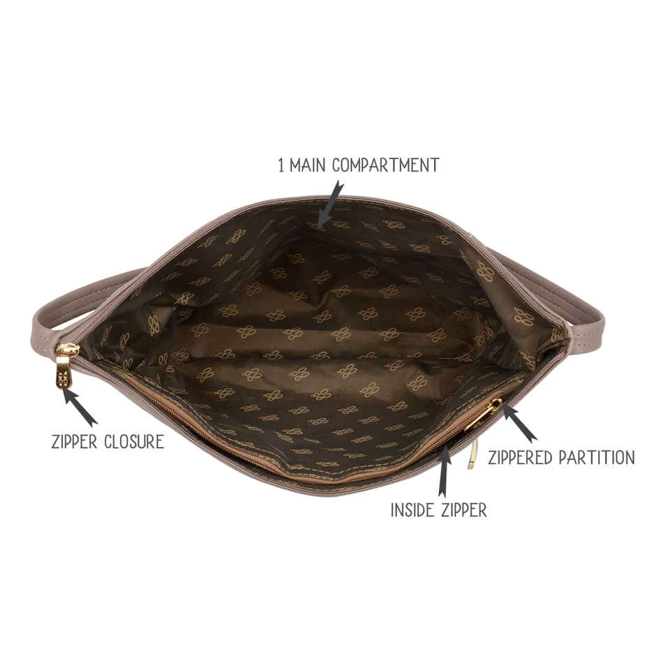 Baggit Women Shoulder Bag | Nightie Peach