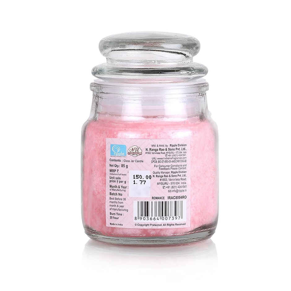 IRIS Romance Scented Glass Jar Candle