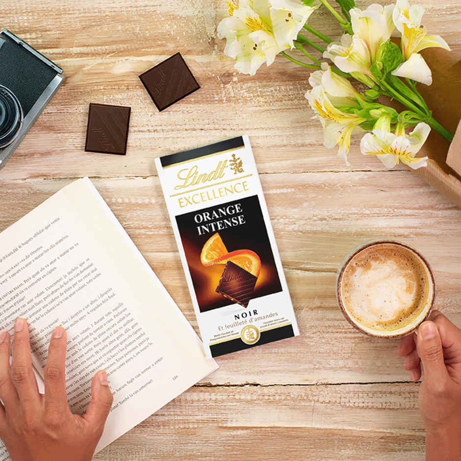 Lindt Excellence Orange Intense Dark Chocolate