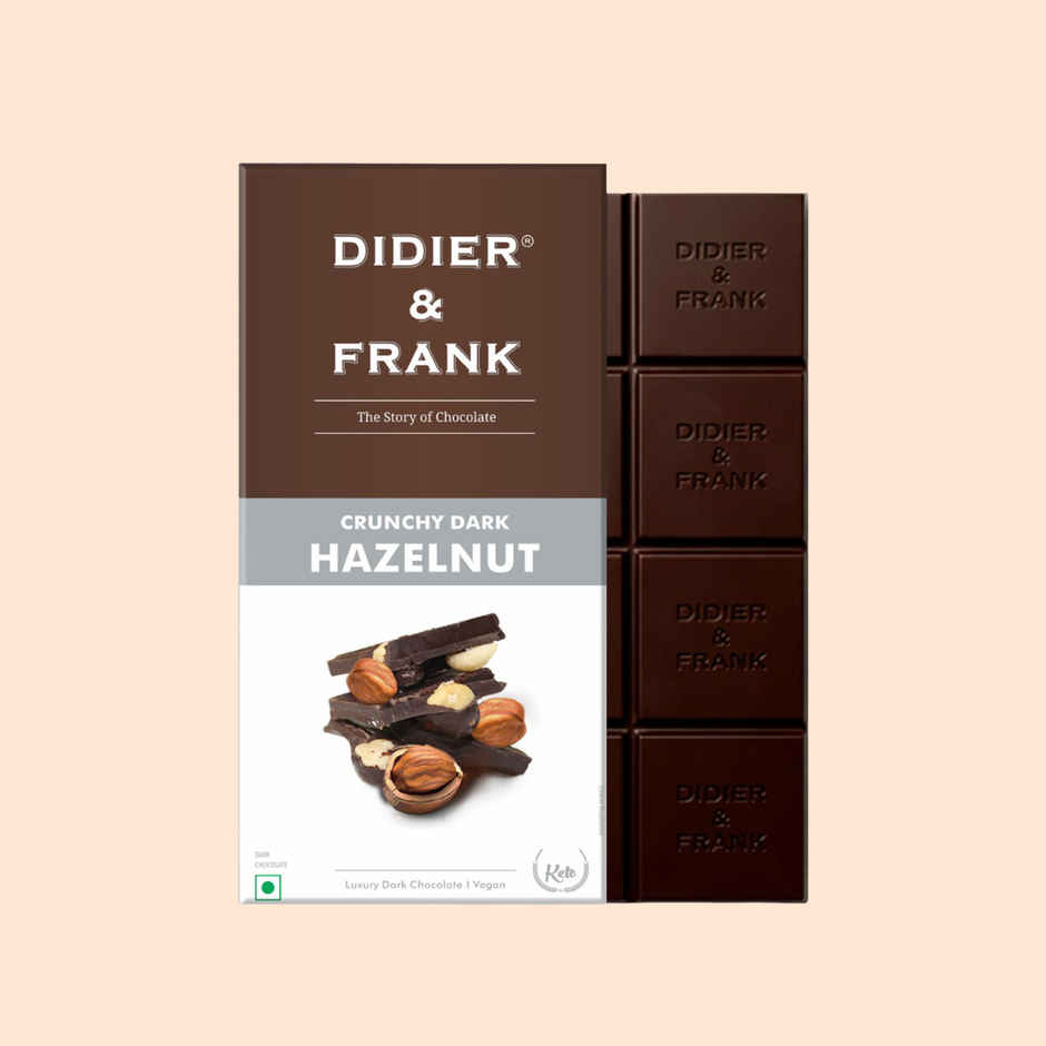 Didier & Frank Hazelnut Dark Chocolate Bar