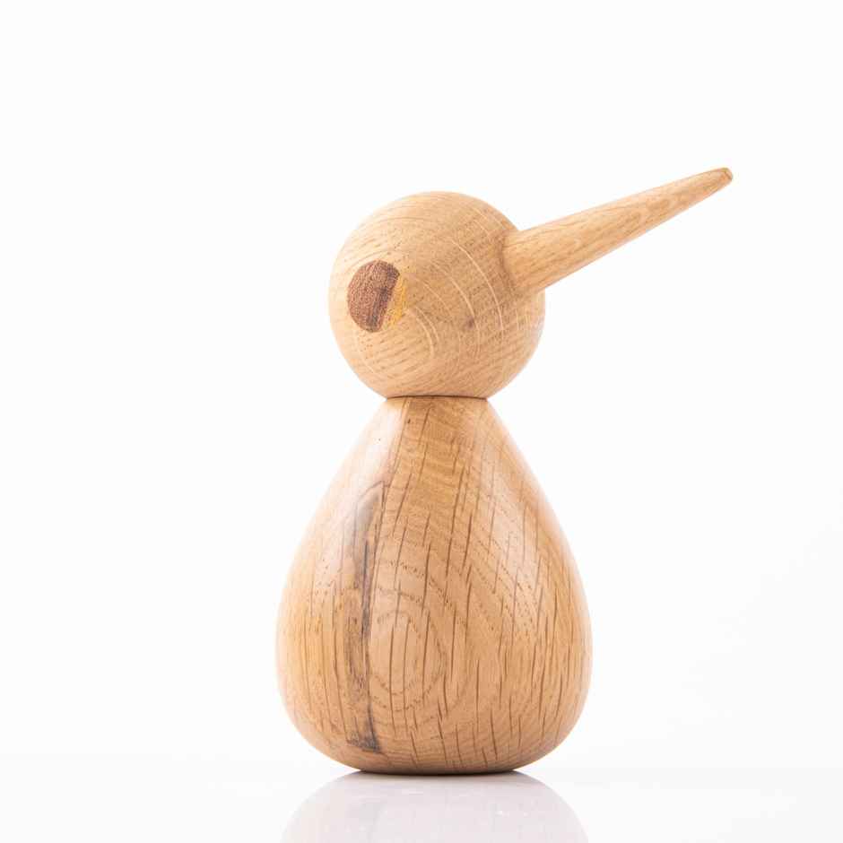 Gibox Handcrafted Wooden Bird Tall