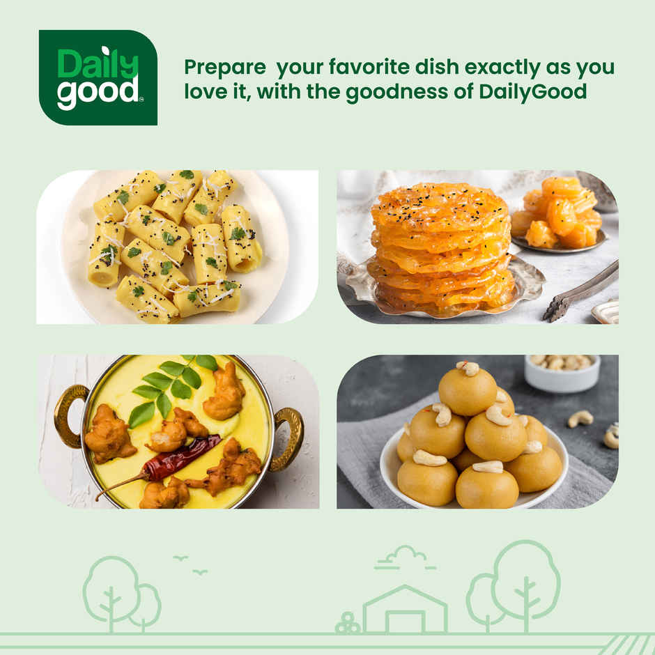 Chakki Atta(5kg), Daily Good Maida / Refined Wheat Flour(500gms) & Daily Good Besan / Gram Flour / Chana Besan(500gms) & Daily Good Sooji / Rava(500gms) Combo