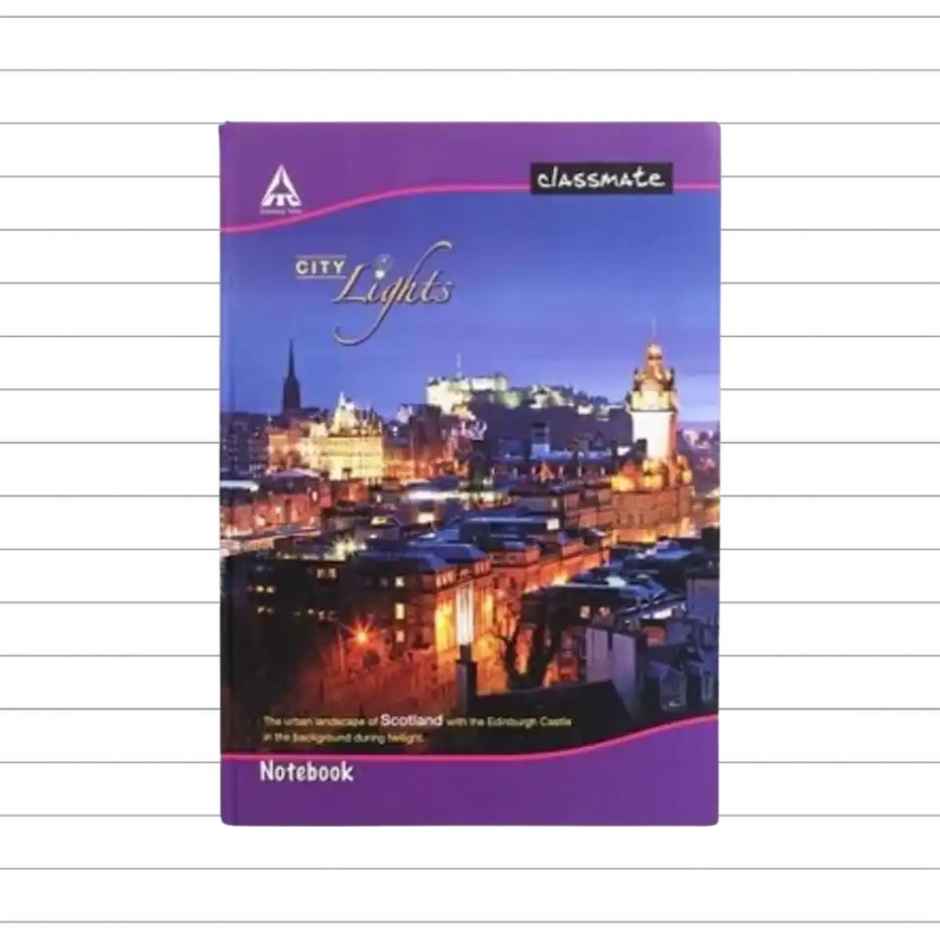 Classmate Notebook Ruled, Single Line | 240 Pages, A4 30 x 21 cm, Assorted