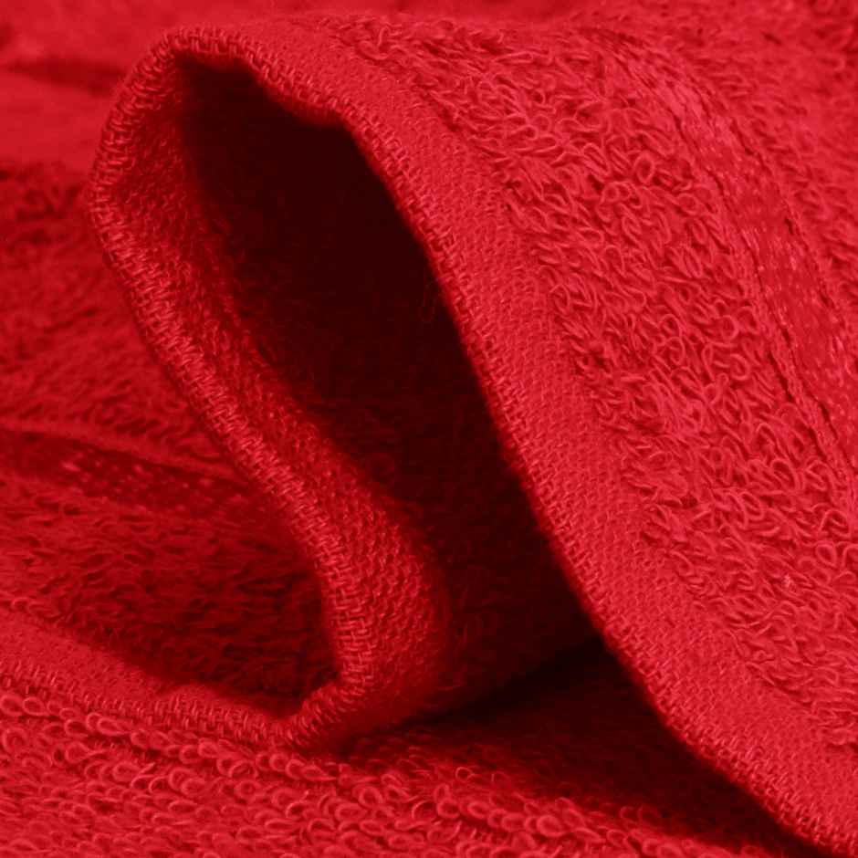 Story@Home 100% Cotton 450 1 Piece Bath Towel Wine Red Solid