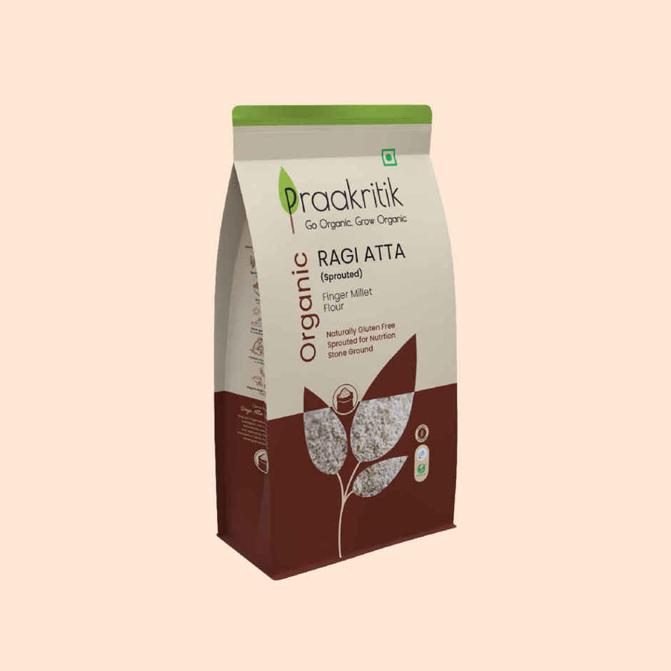 Praakritik Organic Sprouted Ragi Atta